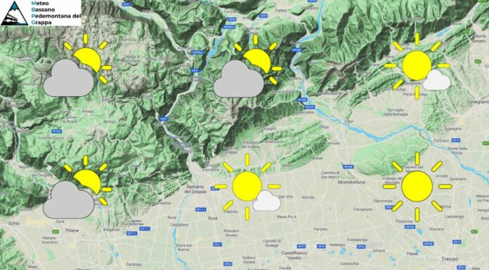 PREVISIONI PER VENERDI’ 17 OTTOBRE E TENDENZA PER I 3 GIORNI SUCCESSIVI