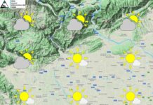 PREVISIONI PER DOMENICA 26 OTTOBRE E TENDENZA PER I 3 GIORNI SUCCESSIVI