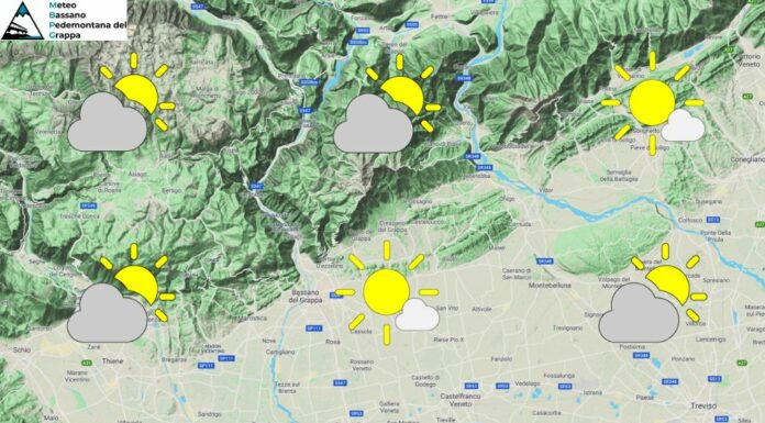 PREVISIONI PER MARTEDI’ 7 OTTOBRE E TENDENZA PER I 3 GIORNI SUCCESSIVI