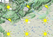 PREVISIONI PER SABATO 18 OTTOBRE E TENDENZA PER I 3 GIORNI SUCCESSIVI