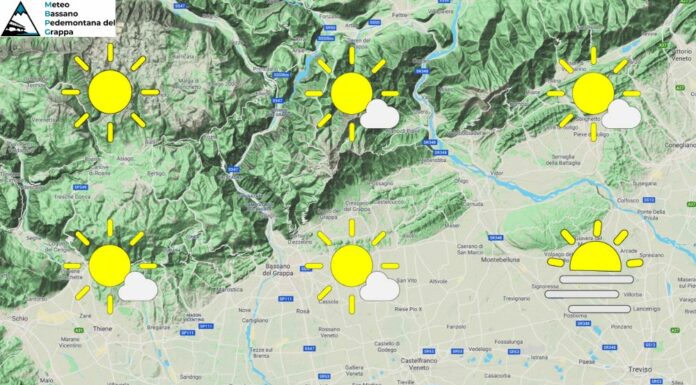 PREVISIONI PER GIOVEDI’ 13 NOVEMBRE E TENDENZA PER I 3 GIORNI SUCCESSIVI