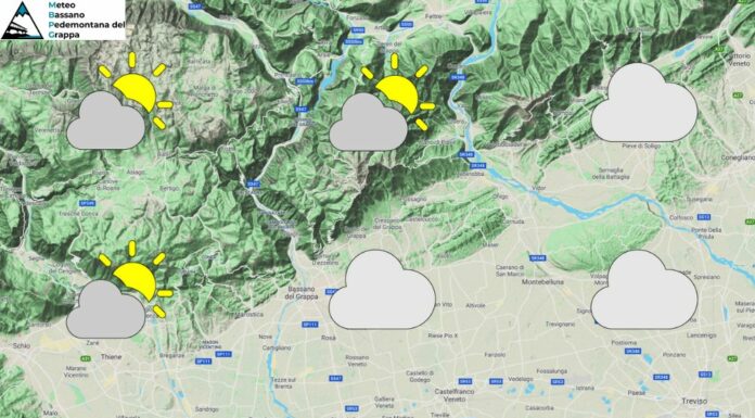 PREVISIONI PER MARTEDI’ 25 NOVEMBRE E TENDENZA PER I 3 GIORNI SUCCESSIVI