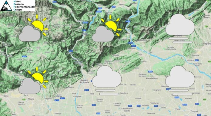 PREVISIONI PER VENERDI’ 19 DICEMBRE E TENDENZA PER I 3 GIORNI SUCCESSIVI