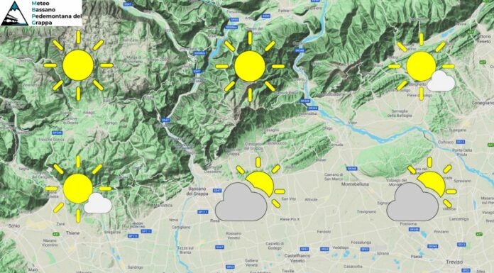 PREVISIONI PER GIOVEDI’ 22 GENNAIO E TENDENZA PER I 3 GIORNI SUCCESSIVI