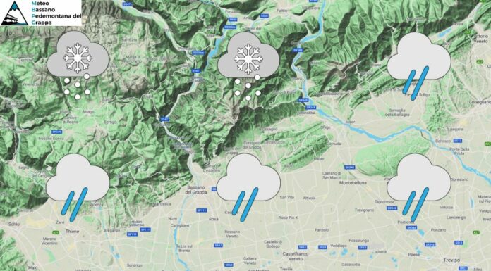 PREVISIONI PER DOMENICA 25 GENNAIO E TENDENZA PER I 3 GIORNI SUCCESSIVI