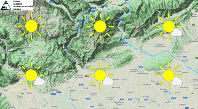 PREVISIONI PER VENERDI’ 16 GENNAIO E TENDENZA PER I 3 GIORNI SUCCESSIVI