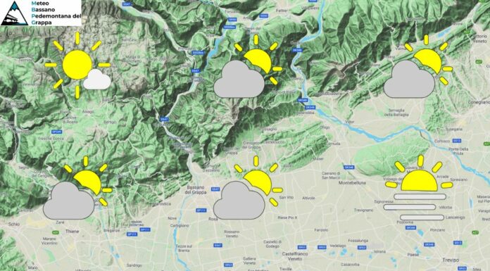 PREVISIONI PER SABATO 28 FEBBRAIO E TENDENZA PER I 3 GIORNI SUCCESSIVI