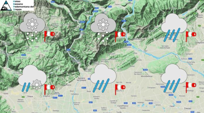 PREVISIONI PER MERCOLEDI’ 25 MARZO E TENDENZA PER I 3 GIORNI SUCCESSIVI