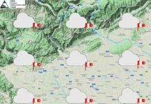 PREVISIONI PER GIOVEDI’ 26 MARZO E TENDENZA PER I 3 GIORNI SUCCESSIVI