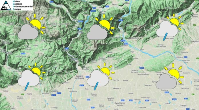 PREVISIONI PER MARTEDI’ 17 MARZO E TENDENZA PER I 3 GIORNI SUCCESSIVI