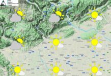 PREVISIONI PER LUNEDI’ 27 APRILE E TENDENZA PER I 3 GIORNI SUCCESSIVI