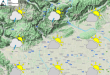 PREVISIONI PER MARTEDI’ 21 APRILE E TENDENZA PER I 3 GIORNI SUCCESSIVI