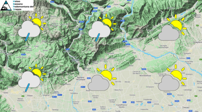 PREVISIONI PER MARTEDI’ 28 APRILE E TENDENZA PER I 3 GIORNI SUCCESSIVI