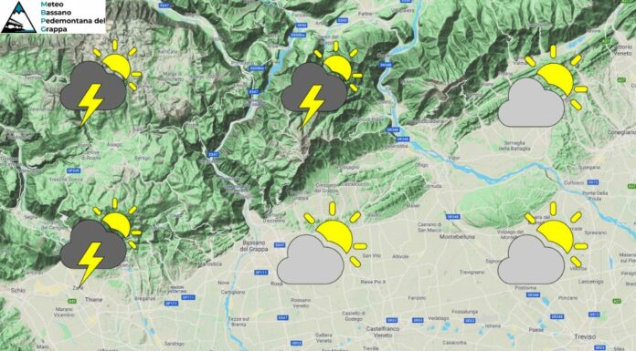 PREVISIONI PER DOMENICA 31 MAGGIO E TENDENZA PER I 3 GIORNI SUCCESSIVI