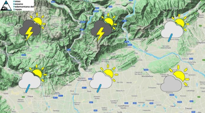 PREVISIONI PER GIOVEDI’ 7 MAGGIO E TENDENZA PER I 3 GIORNI SUCCESSIVI