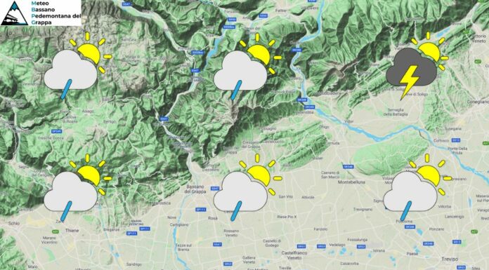 PREVISIONI PER MARTEDI’ 12 MAGGIO E TENDENZA PER I 3 GIORNI SUCCESSIVI