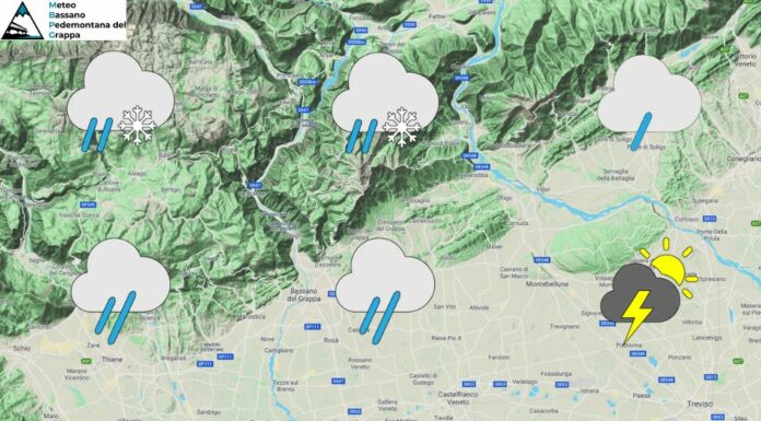 PREVISIONI PER GIOVEDI’ 14 MAGGIO E TENDENZA PER I 3 GIORNI SUCCESSIVI