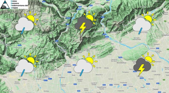 PREVISIONI PER LUNEDI’ 18 MAGGIO E TENDENZA PER I 3 GIORNI SUCCESSIVI