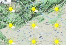 PREVISIONI PER MARTEDI’ 16 GIUGNO E TENDENZA PER I 3 GIORNI SUCCESSIVI
