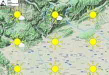 PREVISIONI PER SABATO 23 MAGGIO E TENDENZA PER I 3 GIORNI SUCCESSIVI