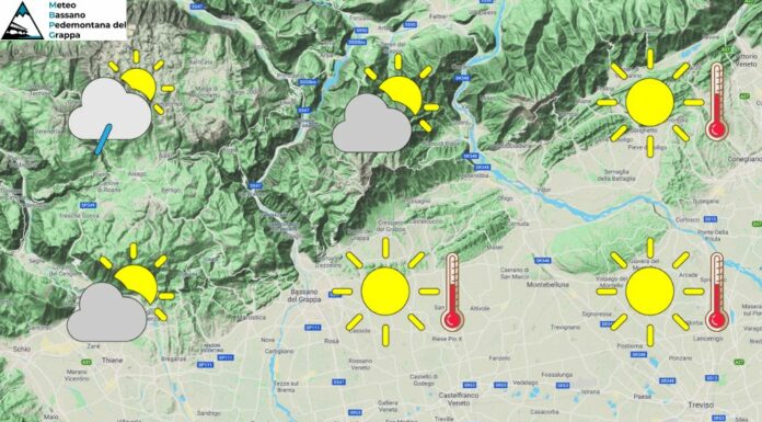 PREVISIONI PER MARTEDI’ 26 MAGGIO E TENDENZA PER I 3 GIORNI SUCCESSIVI