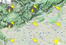 PREVISIONI PER MERCOLEDI’ 27 MAGGIO E TENDENZA PER I 3 GIORNI SUCCESSIVI