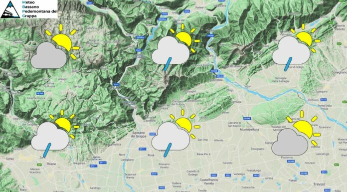 PREVISIONI PER MERCOLEDI’ 3 GIUGNO E TENDENZA PER I 3 GIORNI SUCCESSIVI