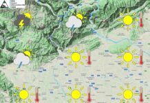 PREVISIONI PER DOMENICA 22 GIUGNO E TENDENZA PER I 3 GIORNI SUCCESSIVI