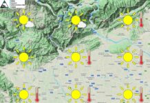 PREVISIONI PER GIOVEDI’ 19 GIUGNO E TENDENZA PER I 3 GIORNI SUCCESSIVI