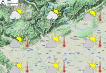 PREVISIONI PER DOMENICA 28 GIUGNO E TENDENZA PER I 3 GIORNI SUCCESSIVI