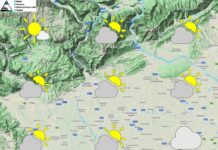 PREVISIONI PER GIOVEDI’ 2 LUGLIO E TENDENZA PER I 3 GIORNI SUCCESSIVI