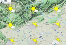 PREVISIONI PER SABATO 4 LUGLIO E TENDENZA PER I 3 GIORNI SUCCESSIVI