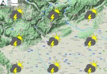 PREVISIONI PER SABATO 11 LUGLIO E TENDENZA PER I 3 GIORNI SUCCESSIVI