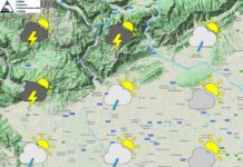 PREVISIONI PER DOMENICA 26 LUGLIO E TENDENZA PER I 3 GIORNI SUCCESSIVI
