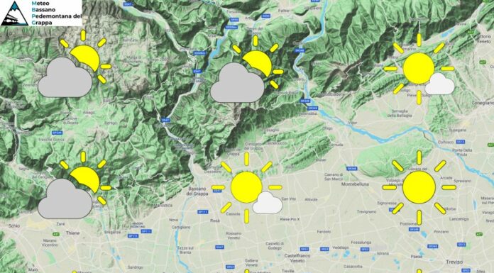 PREVISIONI PER MARTEDI’ 28 LUGLIO E TENDENZA PER I 3 GIORNI SUCCESSIVI