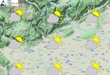 PREVISIONI PER SABATO 22 AGOSTO E TENDENZA PER I 3 GIORNI SUCCESSIVI