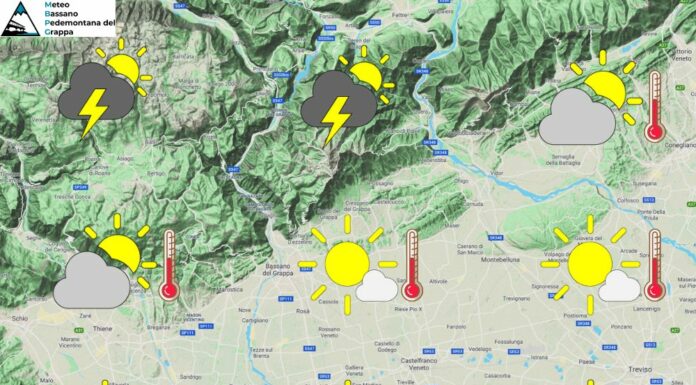 PREVISIONI PER GIOVEDI’ 6 AGOSTO E TENDENZA PER I 3 GIORNI SUCCESSIVI